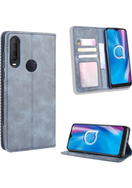 Alcatel 1se 2020 Cüzdan Deri Flip Telefon Kılıfı (Yurt Dışından)