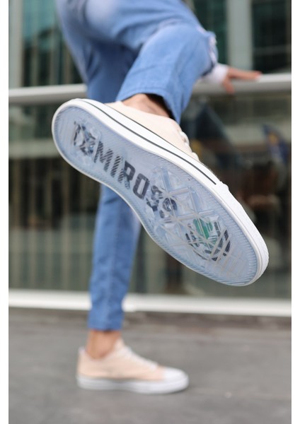 Unısex Bej Garantili Ortopedik Keten Günlük Kullanım Sneaker Ayakkabı X-STAR-7284 indirimleri