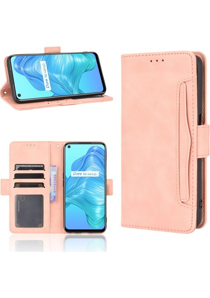 Oppo Realme 7 5g Kart Yuvalı Deri Cüzdan Telefon Kılıfı (Yurt Dışından) modelleri