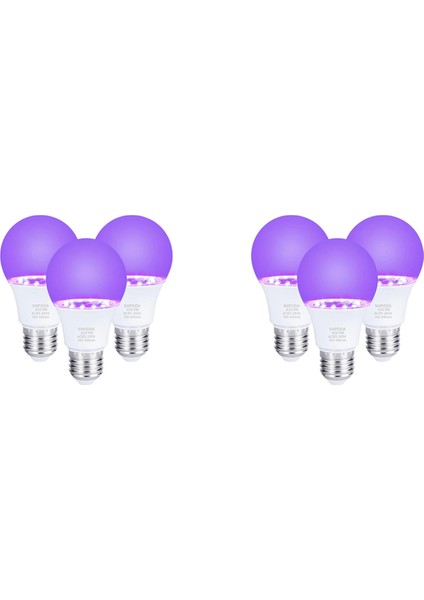 6 Adet 10W Ultraviyole Uv Ampul Floresan Algılama Uv Lambası Mavi Lamba E26 110V 220V Dj Parti Dekorasyon Için (Yurt Dışından)