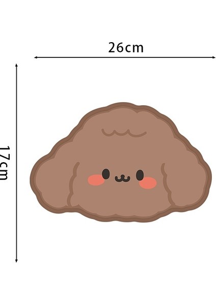Karikatür Küçük Kaymaz Kız Sevimli Mouse Pad (Yurt Dışından)