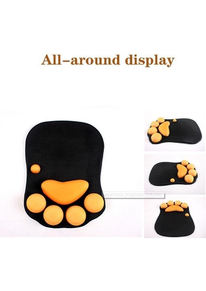 Sevimli Kedi Pençe Bileklik Silikon Kaymaz Mouse Pad (Yurt Dışından)