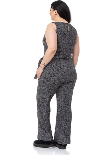 Büyük Beden Tulum Hırka Triko Siyah Ikili Takım indirimleri