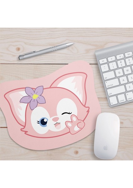 Karikatür Yaratıcı Deri Sevimli Kaymaz Mouse Pad (Yurt Dışından)