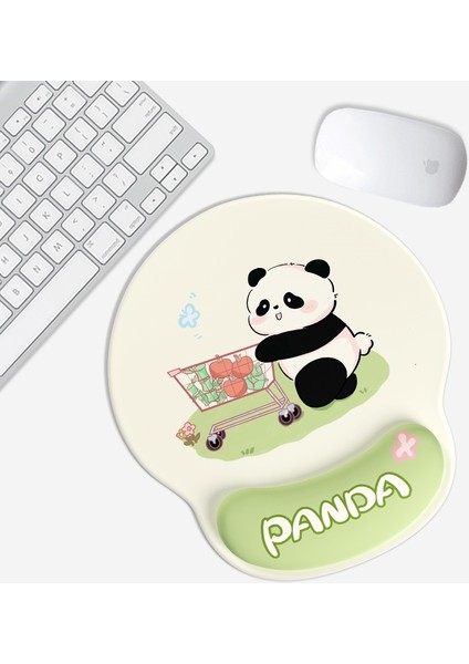 Bilek Sevimli Panda Kaymaz Silikon Bilgisayar Mouse Pad (Yurt Dışından)