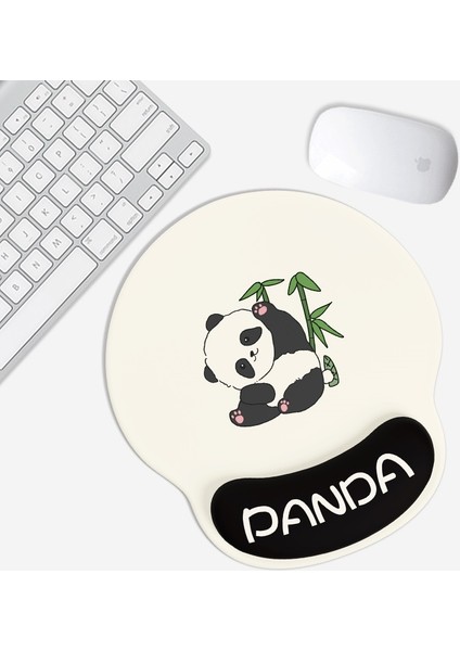 Bilek Sevimli Panda Kaymaz Silikon Bilgisayar Mouse Pad (Yurt Dışından)