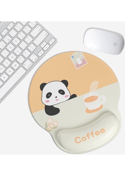 Bilek Sevimli Panda Kaymaz Silikon Bilgisayar Mouse Pad (Yurt Dışından)