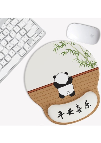 Bilek Sevimli Panda Kaymaz Silikon Bilgisayar Mouse Pad (Yurt Dışından)