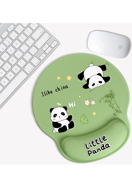 Bilek Sevimli Panda Kaymaz Silikon Bilgisayar Mouse Pad (Yurt Dışından)