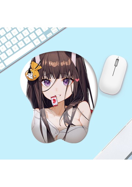 Bilek Karikatür Desen Silikon Mouse Pad (Yurt Dışından)