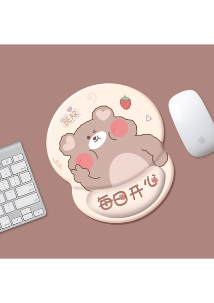 Yaratıcı Karikatür Bilek Sevimli Kalınlaşmış Kaymaz Mouse Pad (Yurt Dışından)