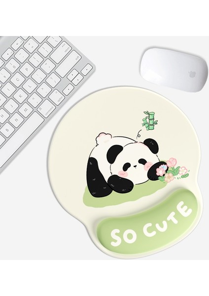 Bilek Sevimli Panda Kaymaz Silikon Bilgisayar Mouse Pad (Yurt Dışından)