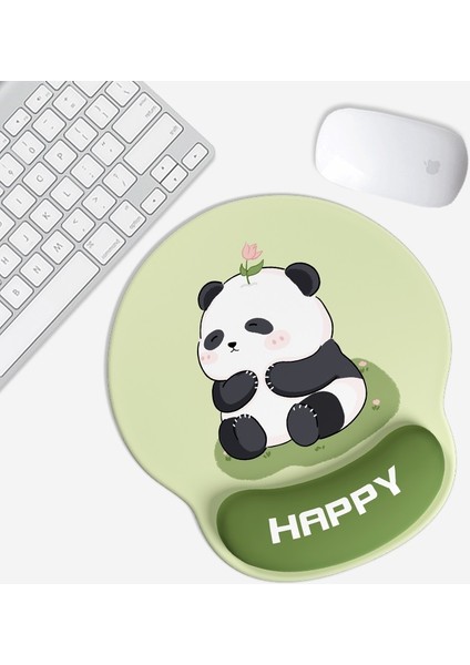 Bilek Sevimli Panda Kaymaz Silikon Bilgisayar Mouse Pad (Yurt Dışından)