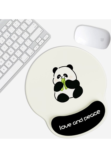 Bilek Sevimli Panda Kaymaz Silikon Bilgisayar Mouse Pad (Yurt Dışından)