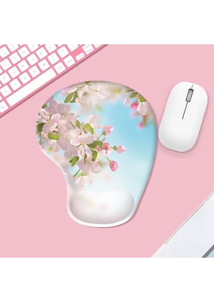 Mermer Doku Suluboya Rahat Üç Boyutlu Bileklik Mouse Pad (Yurt Dışından)