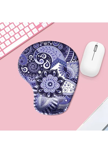 Mermer Doku Suluboya Rahat Üç Boyutlu Bileklik Mouse Pad (Yurt Dışından)