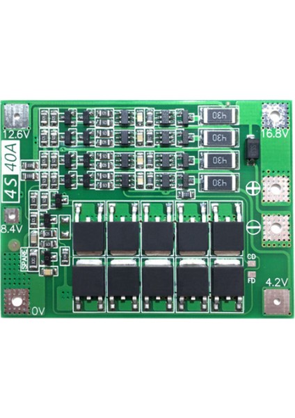 2x 4s 40A Aktif Ekolayzır Dengeleyici 18650 Lifepo4 Lityum Pil Koruma Levhası Bms Kurulu Enerji Iletim Kartı (Yurt Dışından)