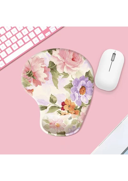 Mermer Doku Suluboya Rahat Üç Boyutlu Bileklik Mouse Pad (Yurt Dışından)