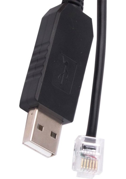 2x USB - RJ11 RJ12 6P4C Adaptör Seri Kontrol Kablosu Eqmod - El Kontrol Kablosu Için Pc Bağlantısı Bağlantısı, 1,8 M (Yurt Dışından)