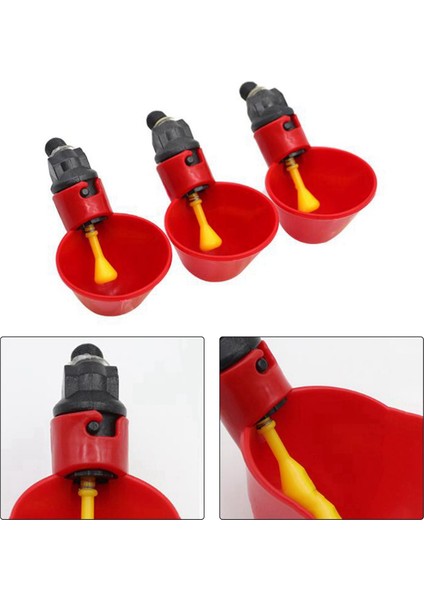 Tavuklar, Ördekler, Hindiler Vb. Için Otomatik Sulama Içme Sistemi Için Otomatik Dolum Kümes Hayvanı Suluk Bardakları 12 Adet (Yurt Dışından) modelleri