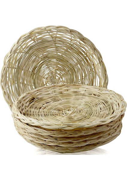 10 Adet Bambu Kağıt Tabak Tutucu - 10 Inç Yuvarlak Dokuma Tabak Tutucu, Piknik Partisi Için Yeniden Kullanılabilir Kağıt Tabak Tutucular (Yurt Dışından) fiyatları