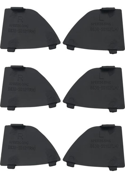 3x B63B-50-101 B63B-50-102 Araba Ön Alt Tampon Çekme Kancası Göz Kapağı Izgara Kapakları 3 2017-2018 (Yurt Dışından)
