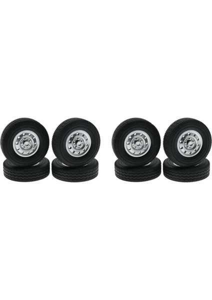 8 Adet Lastik Lastik D12 Mini 1/16 Rc Sürüklenme Kamyonu Araba Yedek Parça Aksesuarları (Yurt Dışından)