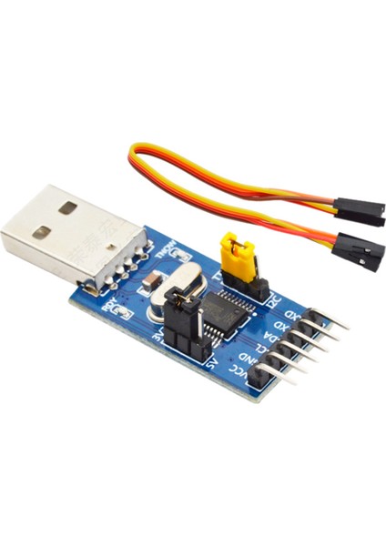 2x CH341T Ikisi Bir Arada Modül Usb'den I2C'YE Iıc Uart Usb'den Ttl'ye Tek Çipli Seri Bağlantı Noktası Indirici (Yurt Dışından)