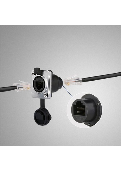 3x IP67 Ağ RJ45 Su Geçirmez Konnektörler / Ethernet RJ45 Su Geçirmez Fiş + Dış Mekan Ethernet Için Su Geçirmez Soket (Yurt Dışından) fırsatları