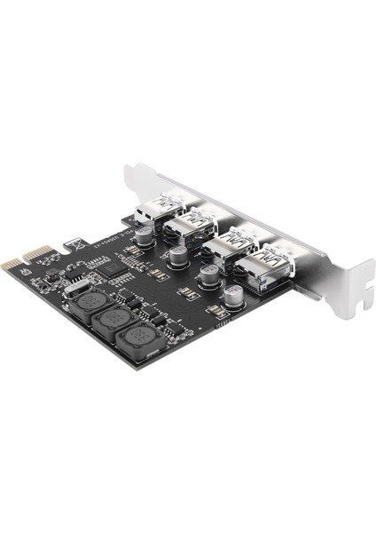 2x 4 Bağlantı Noktalı USB 3.0 Pci Express Genişletme Kartı Pcie Pci-E USB 3.0 Ana Bilgisayar Denetleyicisi 4 x Usb3.0 USB 3.0 Genişletme Kartları Ekleme (Yurt Dışından)