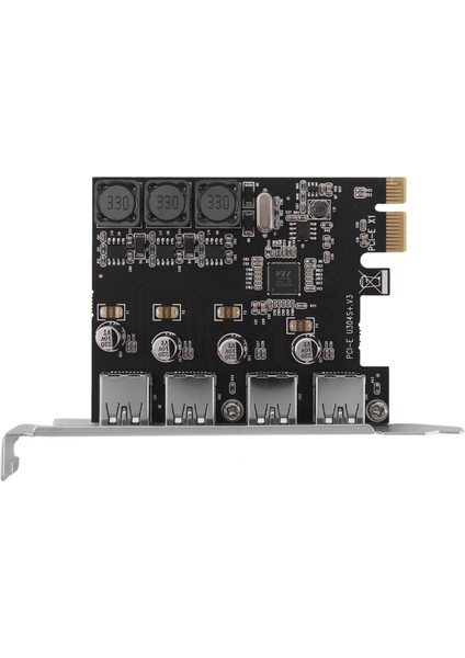2x 4 Bağlantı Noktalı USB 3.0 Pci Express Genişletme Kartı Pcie Pci-E USB 3.0 Ana Bilgisayar Denetleyicisi 4 x Usb3.0 USB 3.0 Genişletme Kartları Ekleme (Yurt Dışından)