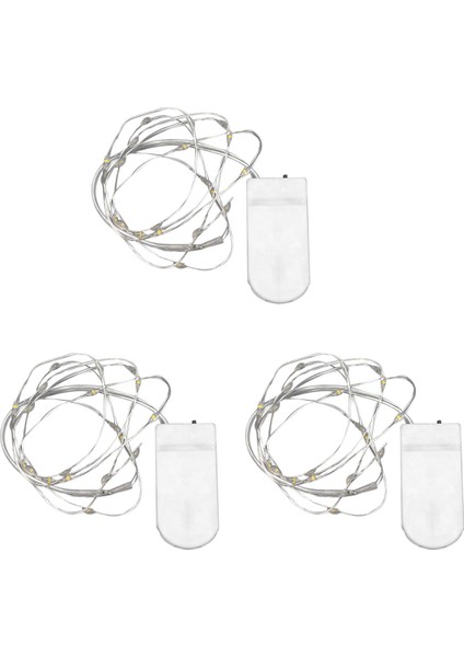 3x 1/12 Minyatür LED Dize Işıklar Noel Ağacı Dekor Festivali Noel Aksesuarları Dekorasyon Için (Yurt Dışından)