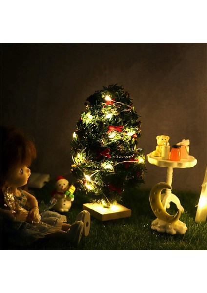 3x 1/12 Minyatür LED Dize Işıklar Noel Ağacı Dekor Festivali Noel Aksesuarları Dekorasyon Için (Yurt Dışından) modelleri