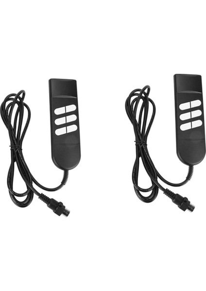 2x Elektrikli Yatar Sandalyeler Denetleyici 6 Düğme 5 Pin El Anahtarı (Yurt Dışından)