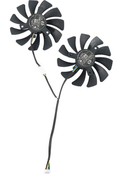 4 Çift Grafik Kartı Fanı 85MM HA9010H12F-Z 4pin Soğutucu Fan Gtx 1060 Oc 6g Gtx 960 P106-100 P106 GTX1060 GTX960 (Yurt Dışından)