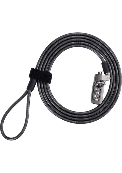 2x Güvenlik Hırsızlığa Karşı Kombinasyon Dizüstü Dizüstü Bilgisayar Kablo Kilidi 4 Haneli Şifre Kilidi (Yurt Dışından) fiyatları