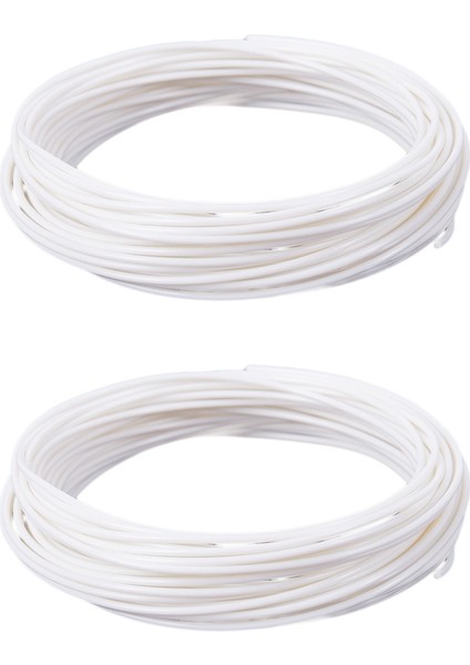 2x 3D Yazıcı Kalem Filamenti 1.75MM Pla 10M(BEYAZ Pla) (Yurt Dışından)