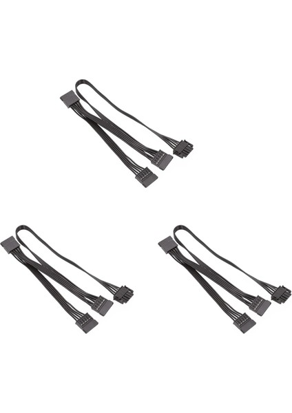 Modüler Psu Için 3x 5pin'den 3 Bağlantı Noktalı Sata Çevresel Güç Kaynağı Kablosu (Yurt Dışından) fiyatları