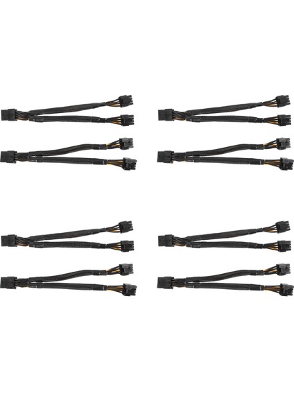16 Adet Gpu Pcıe 8 Pin Dişi Çift 2x 8 Pin (6+2) Erkek Pcı Express Güç Adaptörü Örgülü Y-Splitter Uzatma Kablosu (Yurt Dışından) fiyatları