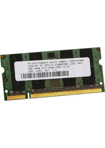4x 2 GB Ddr2 Ram Bellek 667 Mhz Pc2 5300 Dizüstü Bilgisayar Ram Memoria 1.8 V 200PIN Sodımm Amd Için (Yurt Dışından)