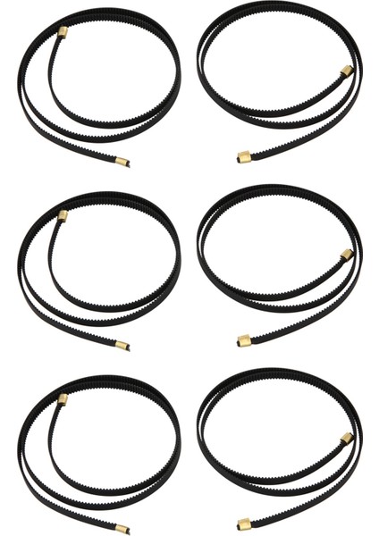 3x x + Y Ekseni Senkron Kayış Gt2-6mm x 765MM + Y 720MM Kapalı Döngü Zamanlama Kayışı Terminali 3 3D Yazıcı Parçaları (Yurt Dışından) fiyatları
