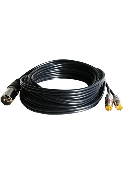 2x Ses Rca Kablosu 2rca Erkek Xlr 3 Pin Erkek Topu Amplifikatör Karıştırma Fişi Av Kablosu Xlr Çift Rca Kablosu 2 M (Yurt Dışından) modelleri