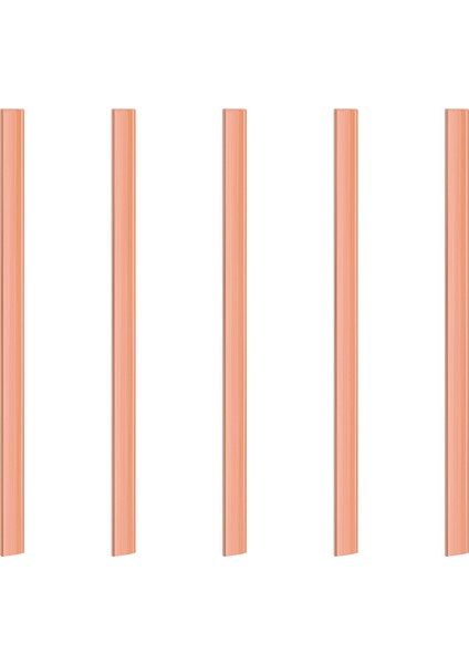 5x %99,6 T2 Mor Bakır Cu Düz Çubuk Plaka 3mm x 15MM x 250MM Metal Şerit (Yurt Dışından)