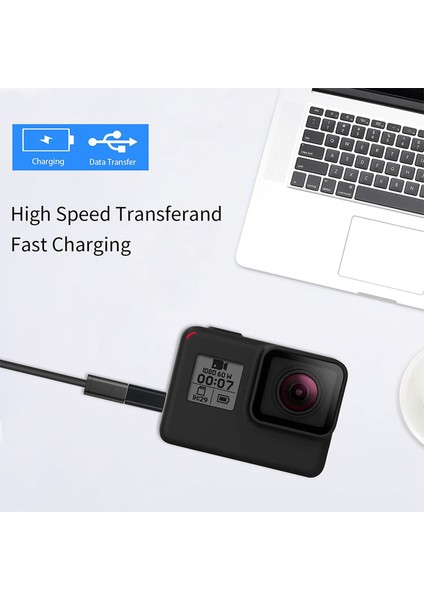 4 Adet USB C - Mini USB 2.0 Adaptör Tip C Dişi - Mini USB Erkek Mp3 Çalarlar Için Adaptör Dönüştürücü Dash Kamera, Siyah (Yurt Dışından)