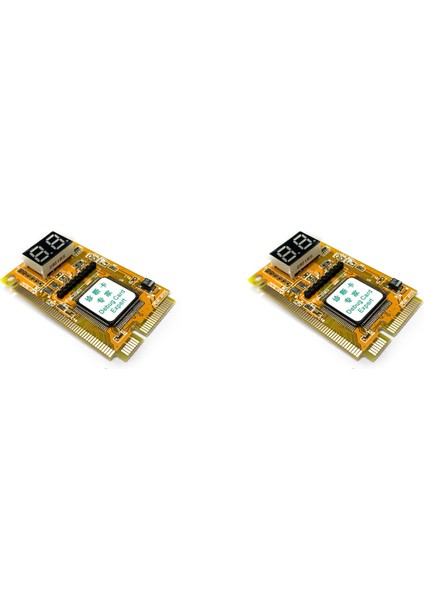 2x Çok Fonksiyonlu 3 In 1 Hata Ayıklama Kartı Uzman Mini Pcı Pcı-E Lpc Pc Dizüstü Analiz Cihazı Test Cihazı Teşhis Sonrası Test Kartı Parçası (Yurt Dışından)