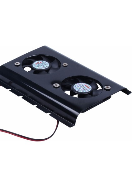 Pc Için 2x Siyah 3.5 Sata Ide Sabit Disk Sürücüsü HDD 2 Fan Soğutucu (Yurt Dışından)