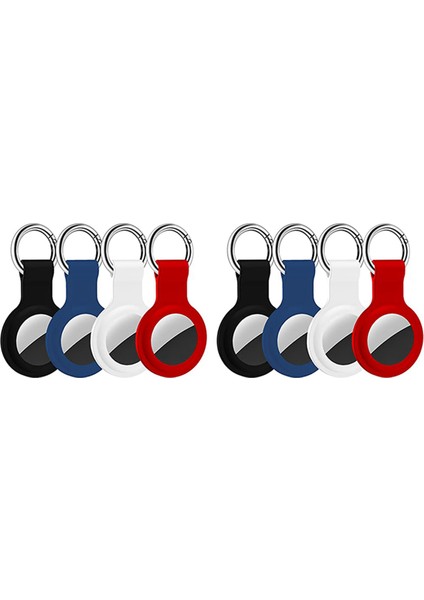 Kılıf Için 8 Adet Koruyucu Tutucu Hava Etiketleri Için Çok Renkli Silikon Koruyucu Kılıf Açıkta Kalan Tasarım (Yurt Dışından)