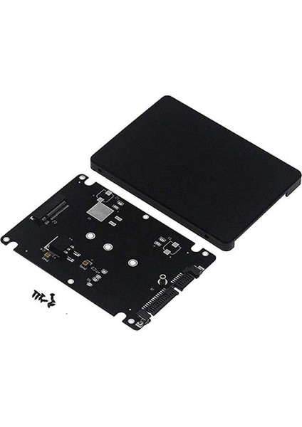 3x M.2 Ngff - 2,5 Inç Sata SSD / Msata - Sata Adaptör Kartı Kutusu (Pc Adaptörü M2 + M Masaüstü Soketi Ngff Için B Tuşu) (Yurt Dışından)