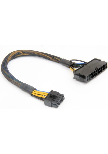 Pc ve Sunucular Için 2x 24 Pin - 10 Pin Atx Psu Ana Güç Adaptörü Örgülü Kollu Kablo 12 Inç (30 Cm) (Yurt Dışından) fırsatları