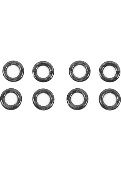 Araba Kapı Pimi Trim, 8 Adet Karbon Fiber Kapı Kilidi Pimi Kapak Trim C-Sınıfı W205 Glc C180 C200L C260L Için Uyar (Yurt Dışından)